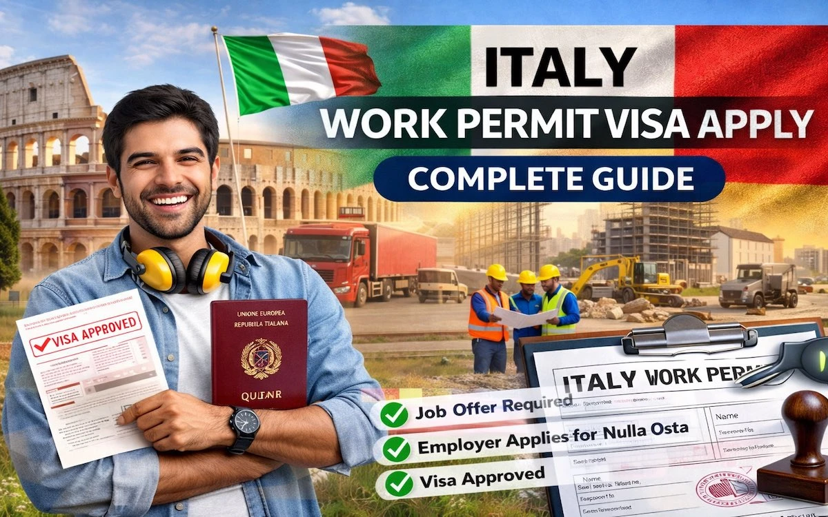 Italy Work Permit VISA Apply – Complete Guide to Requirements, Process ...
